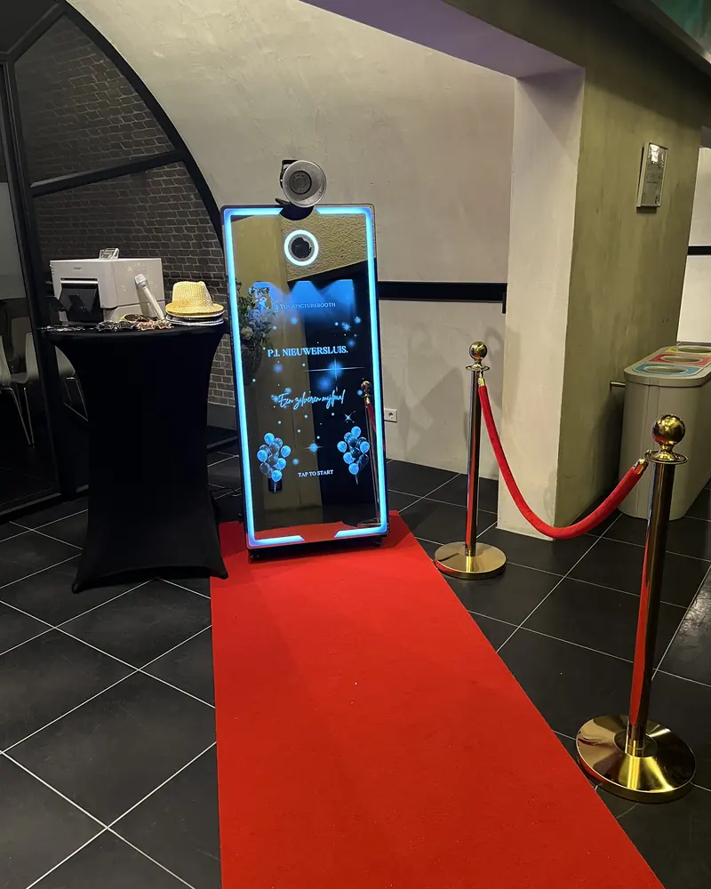 Photobooth op de rode loper bij Fort Voordorp